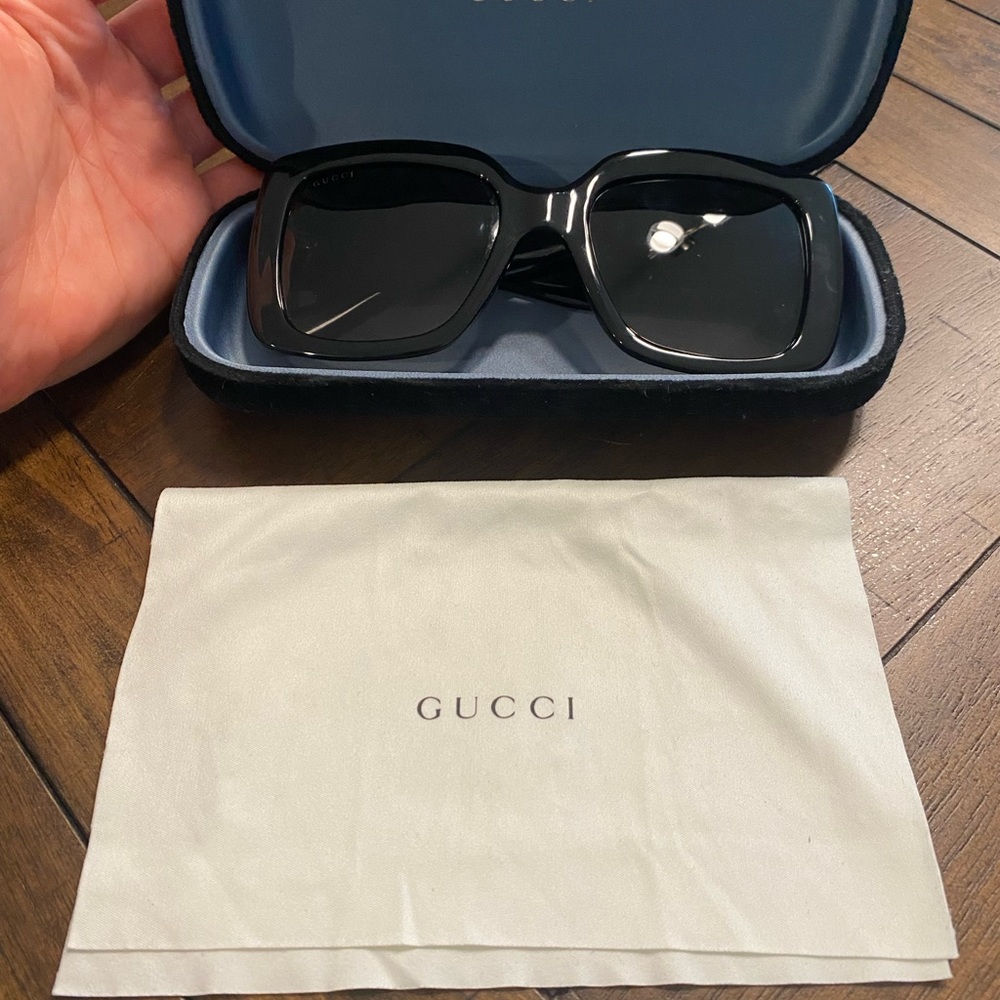 Gucci 54mm black womens sunglasses